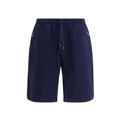 Brunello Cucinelli Blue Cotton Bermuda Shorts - L