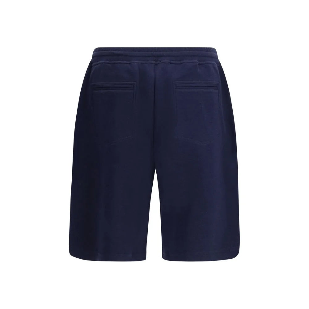 Brunello Cucinelli Blue Cotton Bermuda Shorts - L