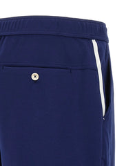 Brunello Cucinelli Blue Cotton Bermuda Shorts - XXL