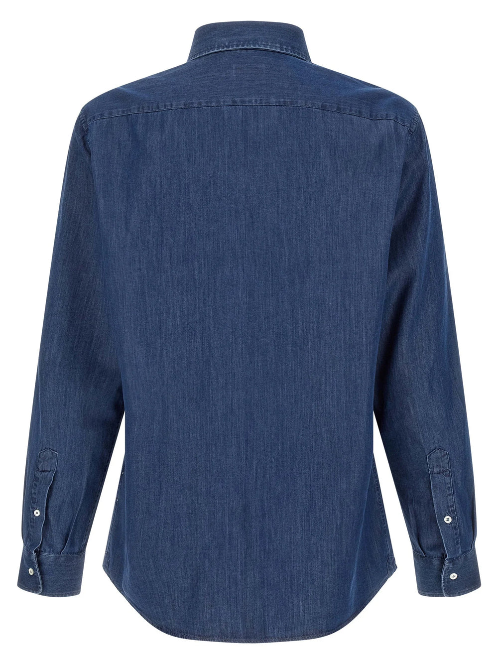 Brunello Cucinelli Blue Cotton Blouse
