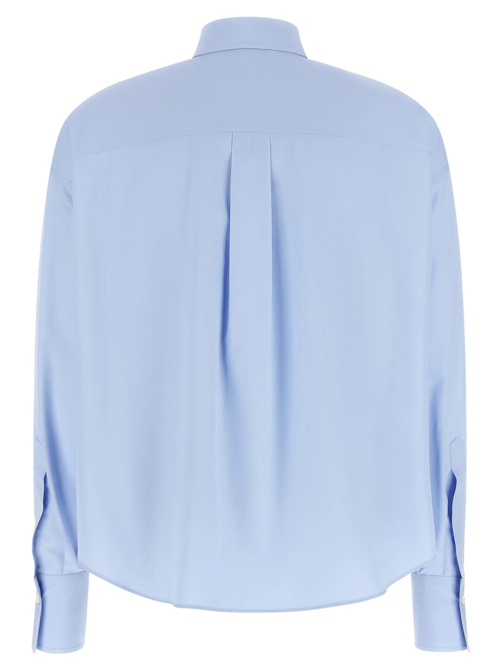 Brunello Cucinelli Blue Cotton Blouse