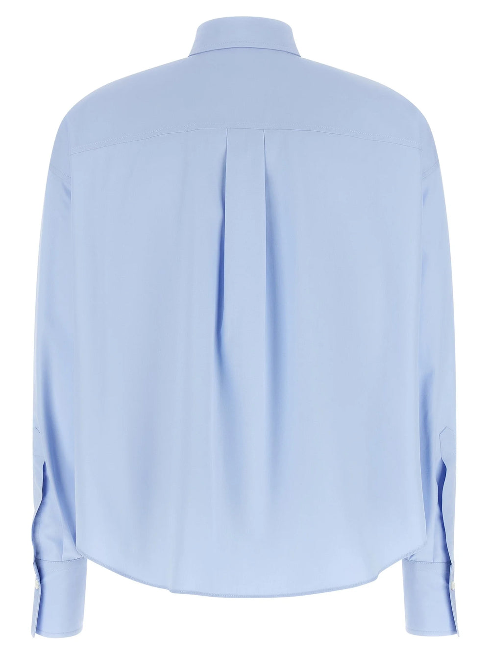 Brunello Cucinelli Blue Cotton Blouse