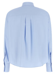Brunello Cucinelli Blue Cotton Blouse