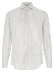 Brunello Cucinelli Blue Cotton Blouse