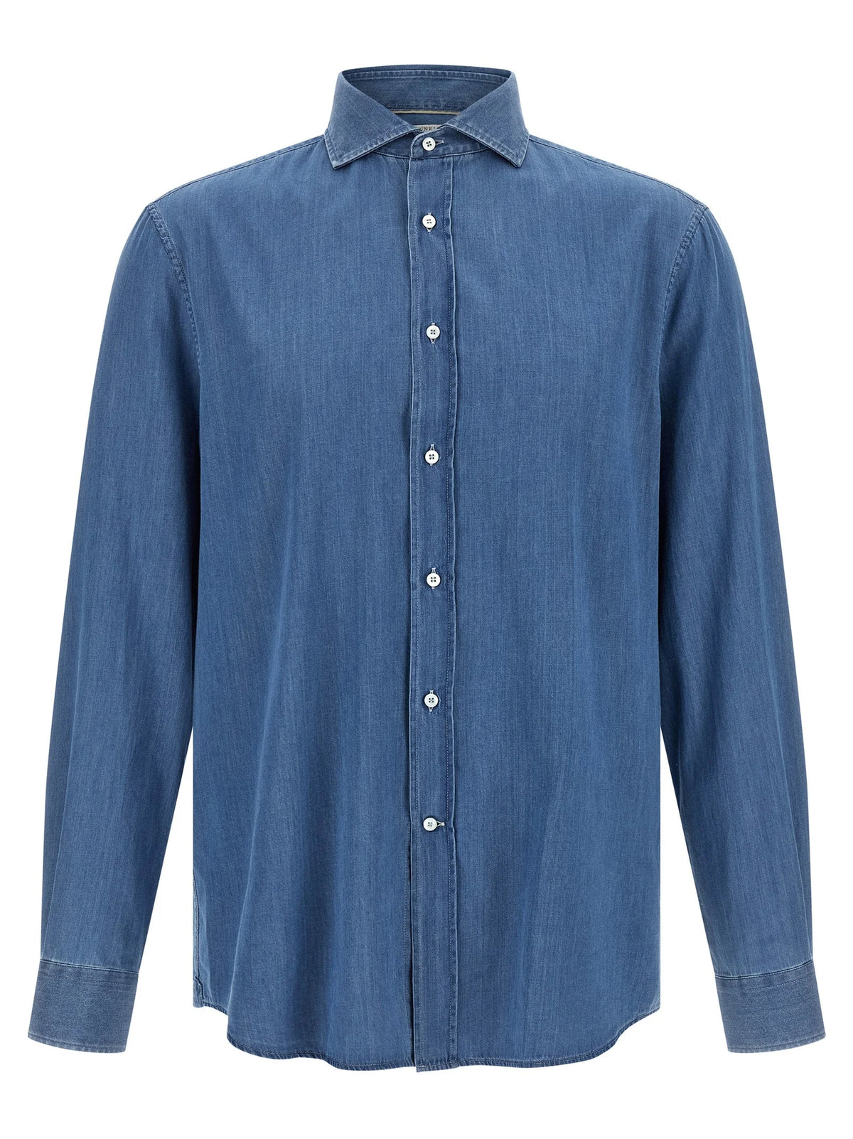 Brunello Cucinelli Blue Cotton Blouse - XL