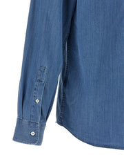 Brunello Cucinelli Blue Cotton Blouse - XL