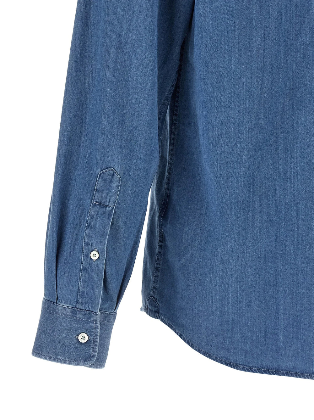 Brunello Cucinelli Blue Cotton Blouse - XL