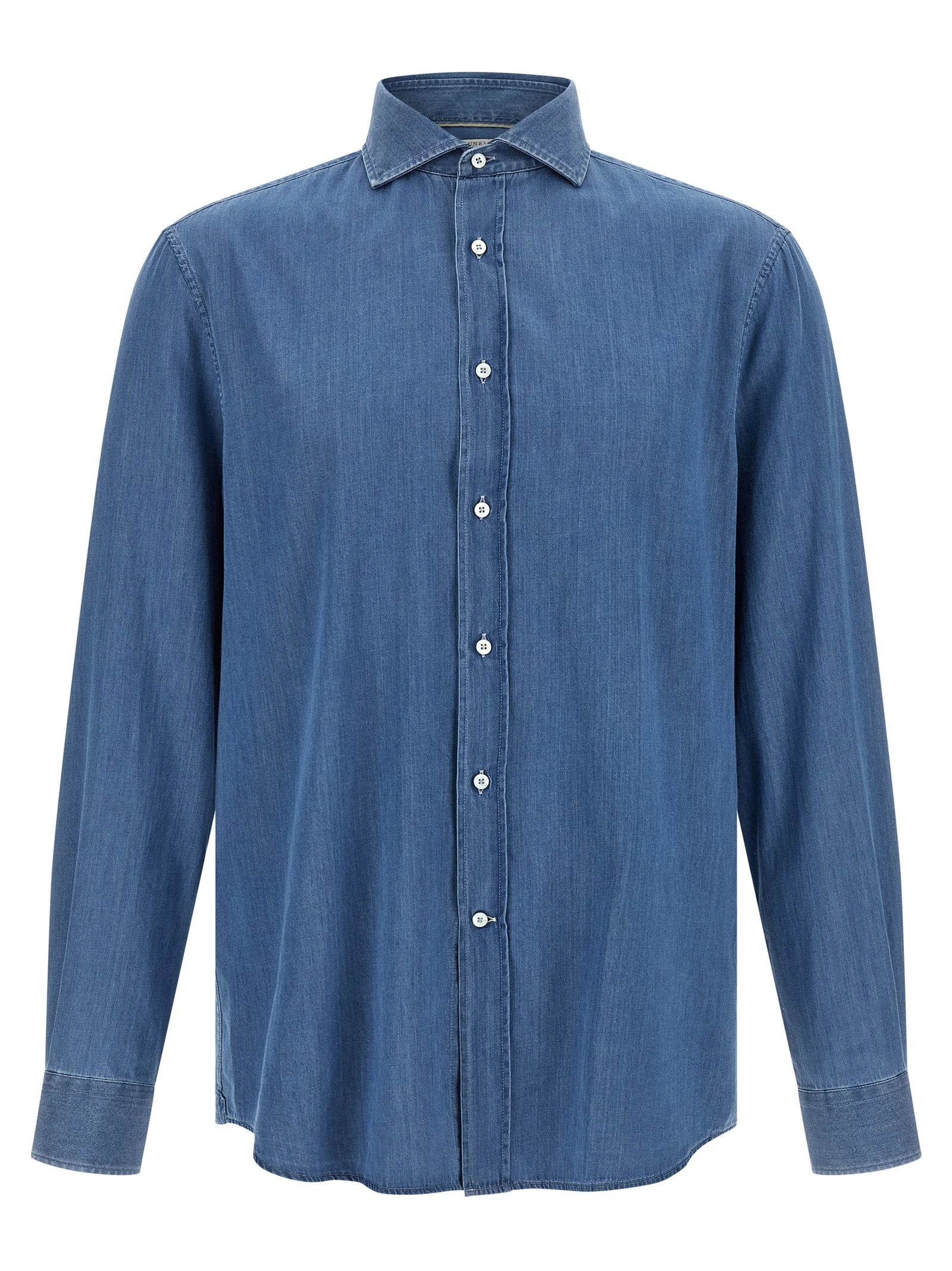 Brunello Cucinelli Blue Cotton Blouse - XL