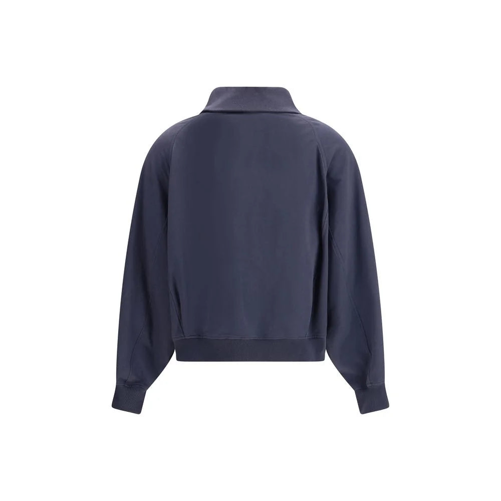 Brunello Cucinelli Blue Cotton Bomber