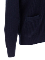Brunello Cucinelli Blue Cotton Cardigan