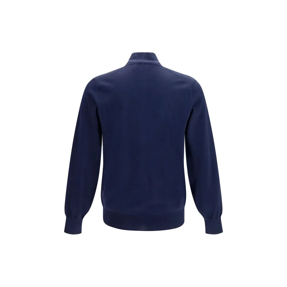 Brunello Cucinelli Blue Cotton Cardigan - IT50 | L