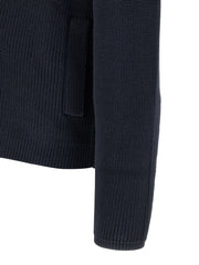 Brunello Cucinelli Blue Cotton Cardigan - IT52 | XL