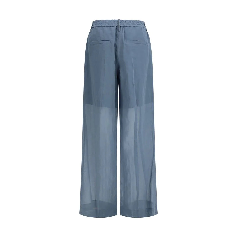 Spodnie casual Brunello Cucinelli Niebieski Bawełna