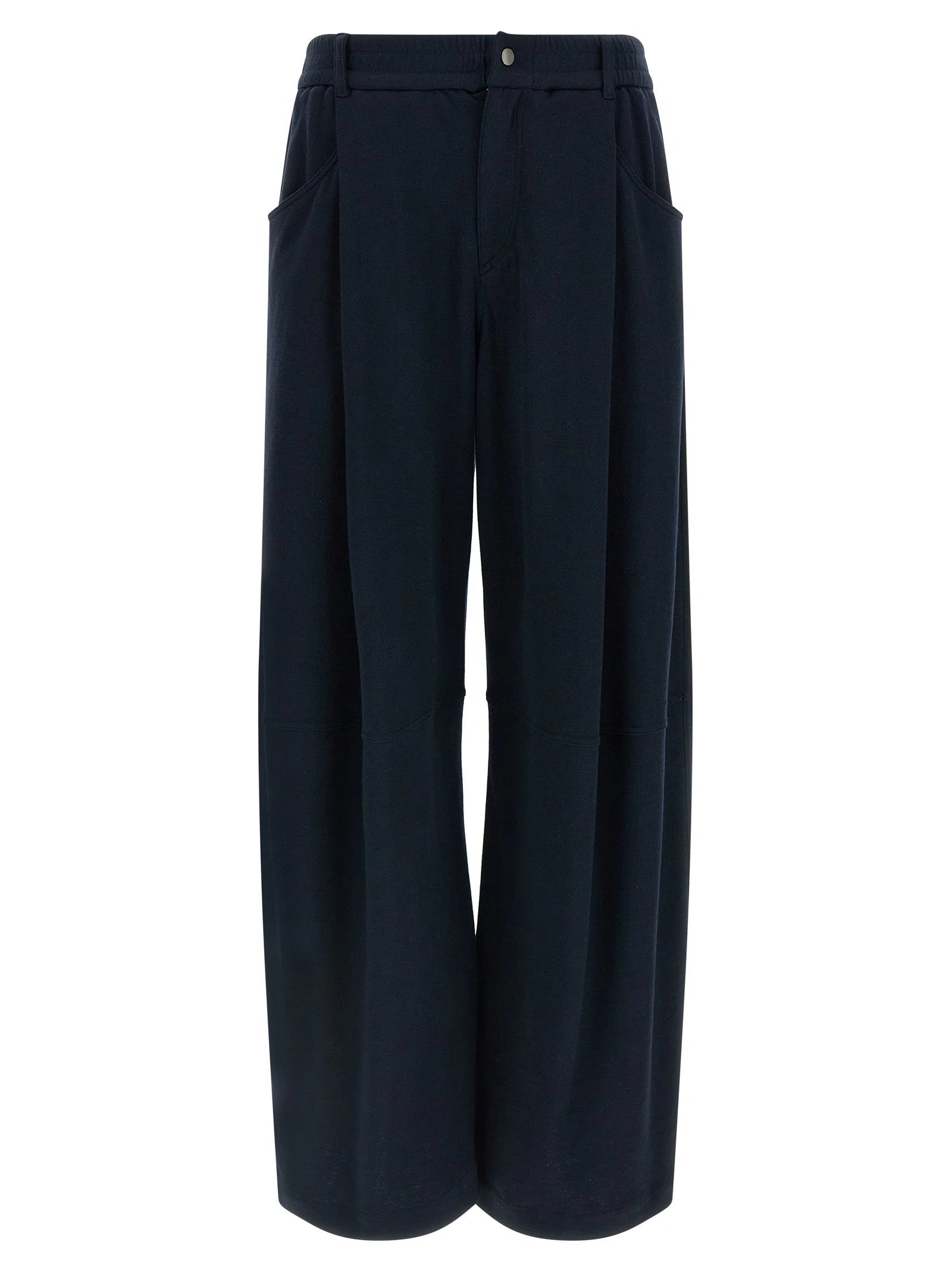 Brunello Cucinelli Blue Cotton Casual Pants