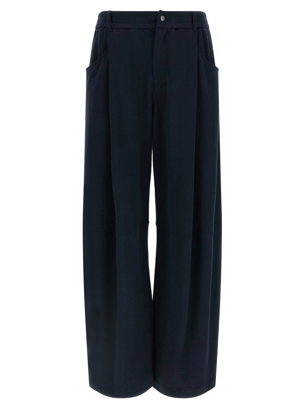 Brunello Cucinelli Blue Cotton Casual Pants