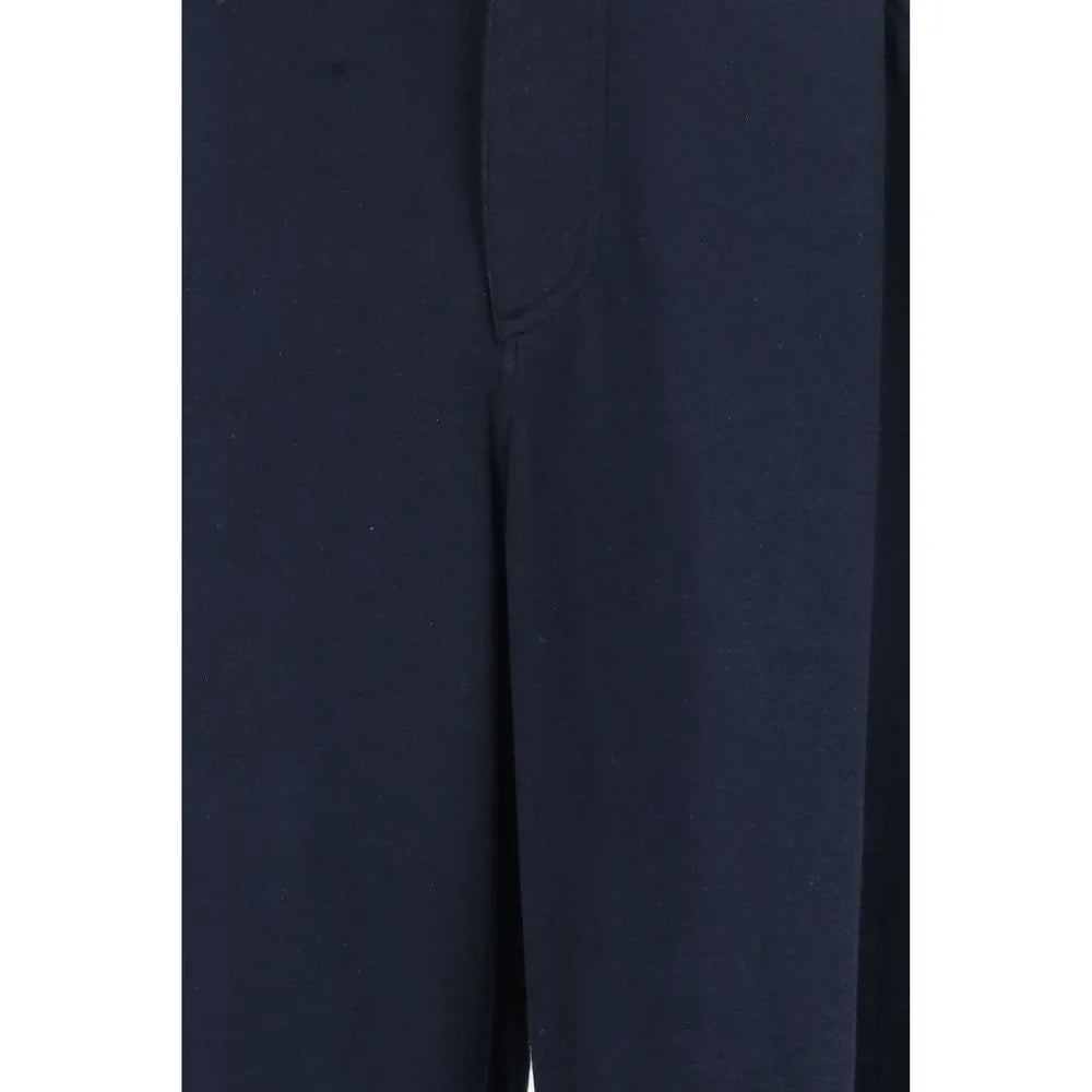 Brunello Cucinelli Blue Cotton Casual Pants