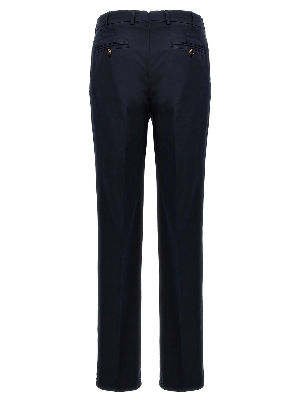 Brunello Cucinelli Blue Cotton Casual Pants