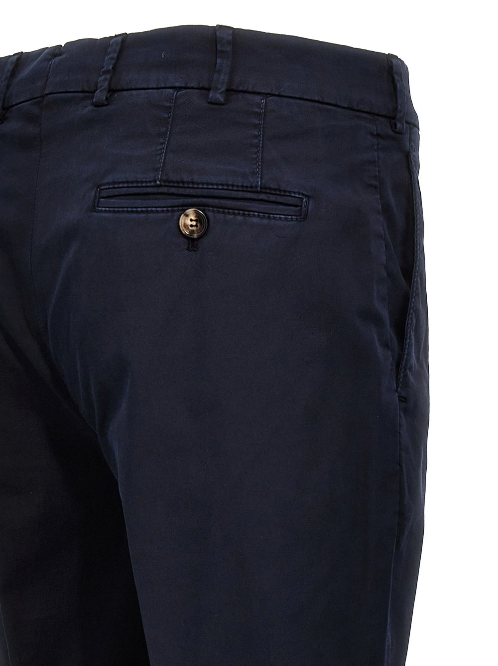 Brunello Cucinelli Blue Cotton Casual Pants
