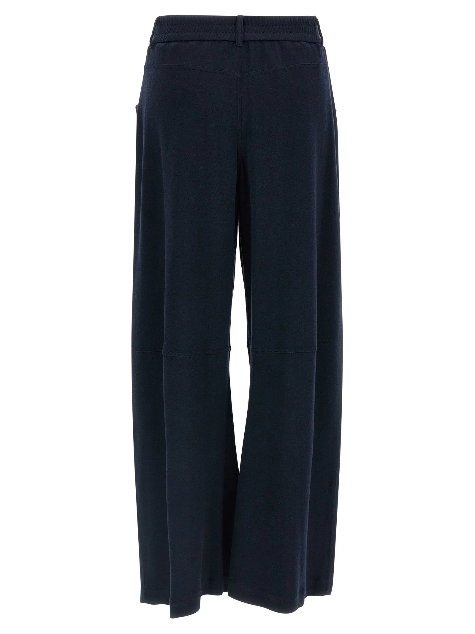 Brunello Cucinelli Blue Cotton Casual Pants