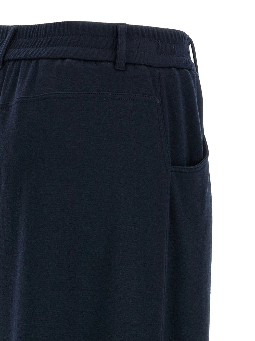Brunello Cucinelli Blue Cotton Casual Pants