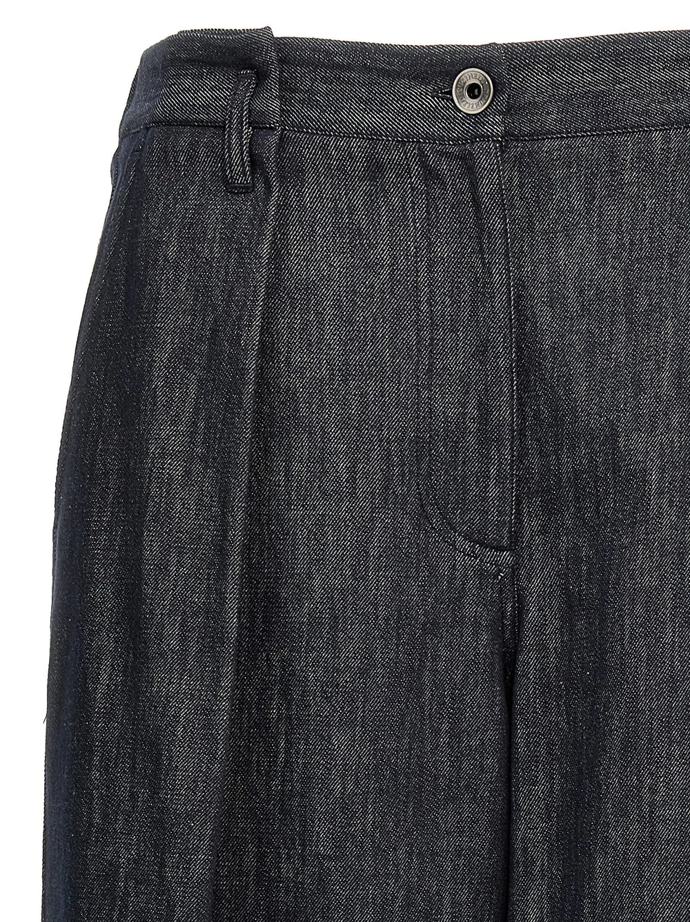 Brunello Cucinelli Blue Cotton Casual Pants - L