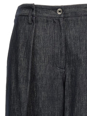 Brunello Cucinelli Blue Cotton Casual Pants - L