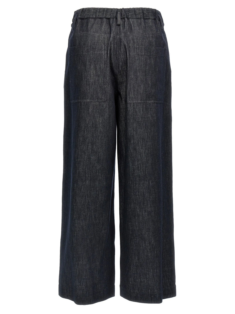 Brunello Cucinelli Blue Cotton Casual Pants - L