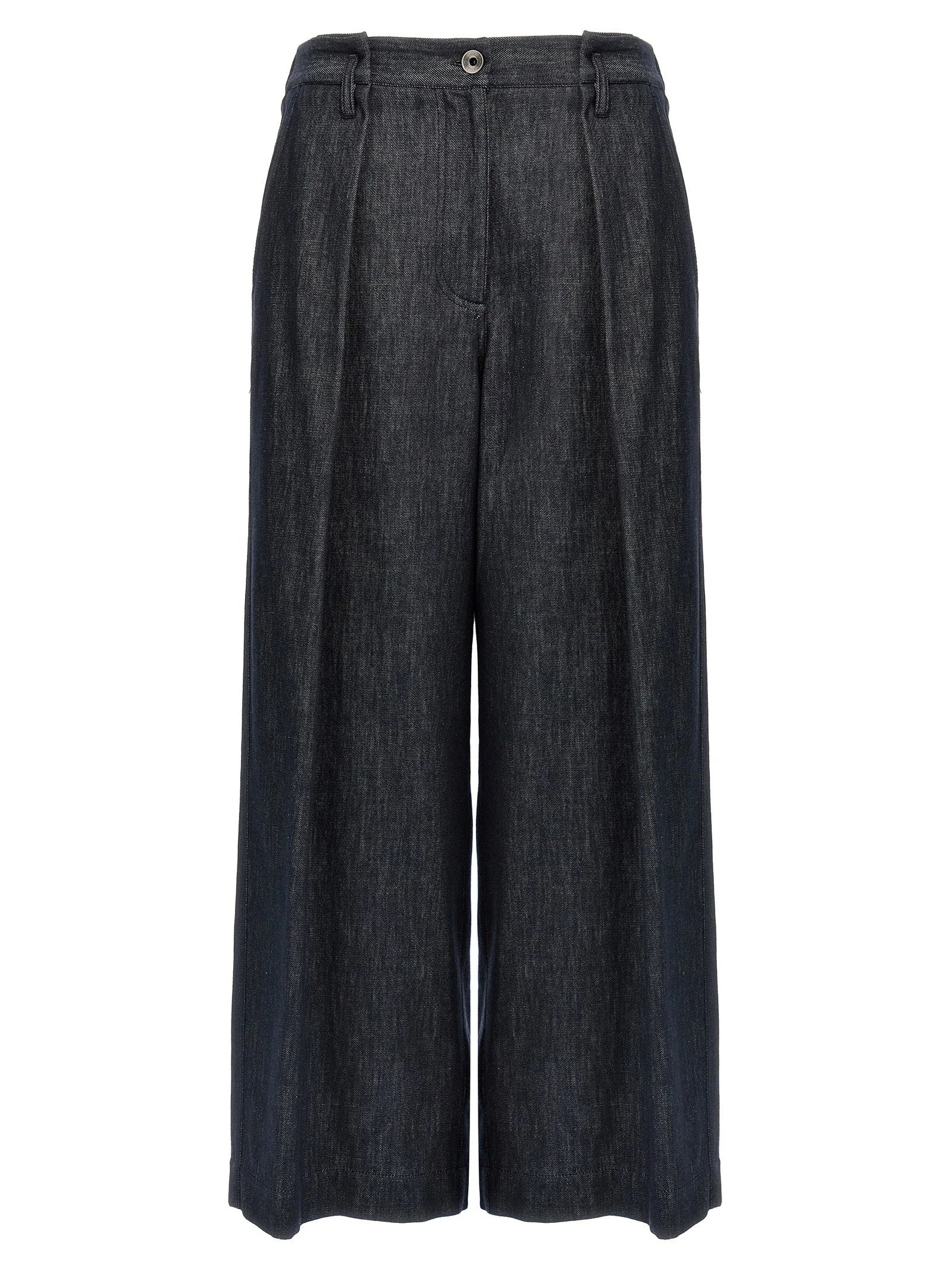 Brunello Cucinelli Blue Cotton Casual Pants - L