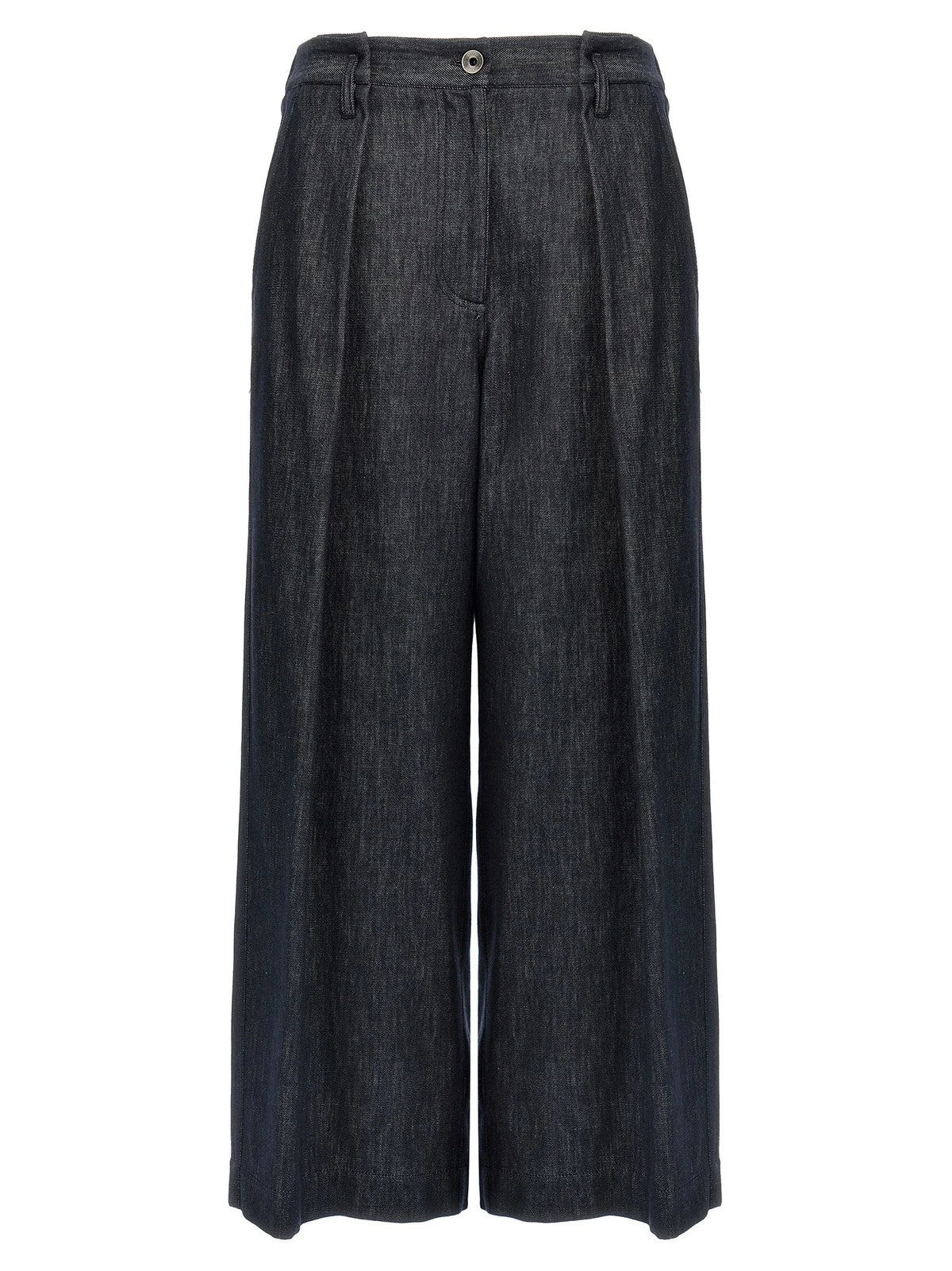 Brunello Cucinelli Blue Cotton Casual Pants - L