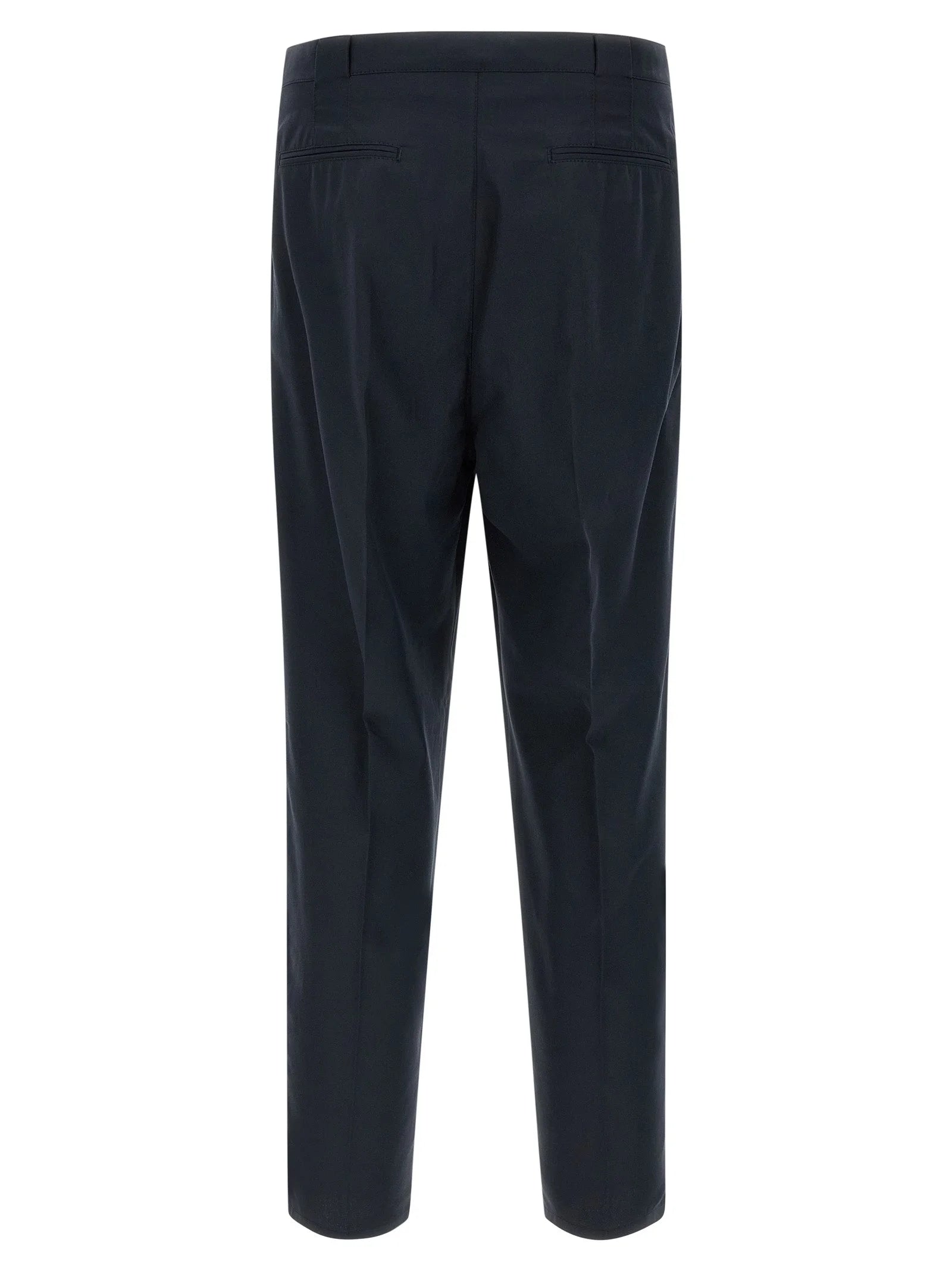 Brunello Cucinelli Blue Cotton Chino Pants