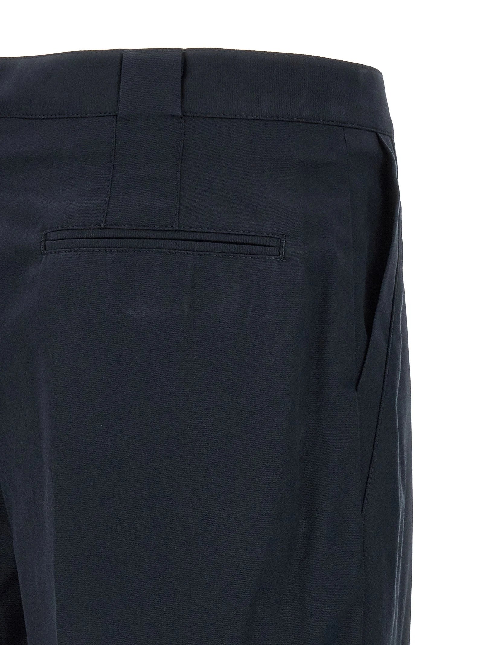 Brunello Cucinelli Blue Cotton Chino Pants