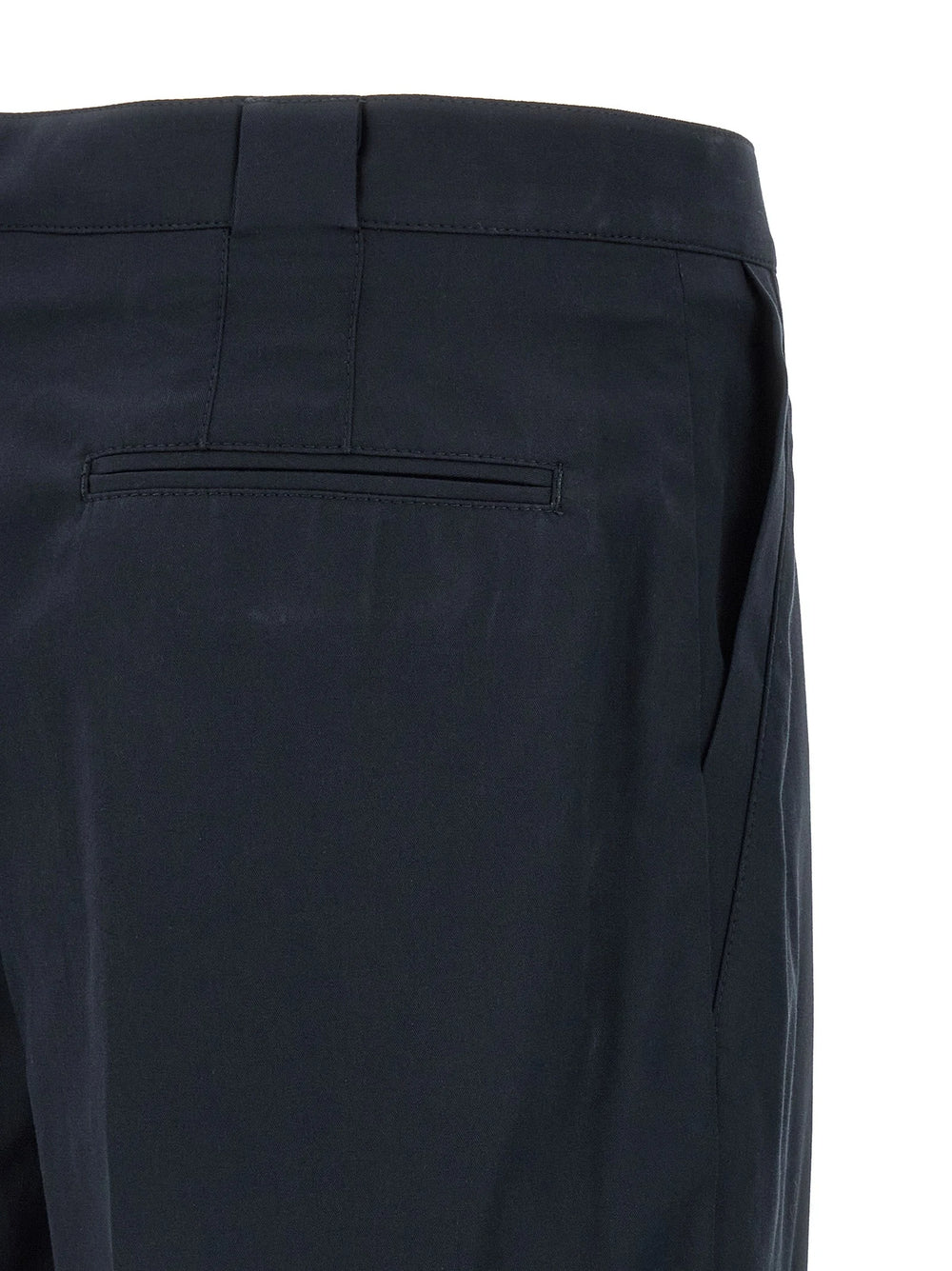 Brunello Cucinelli Blue Cotton Chino Pants