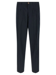 Brunello Cucinelli Blue Cotton Chino Pants