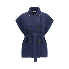 Brunello Cucinelli Blue Cotton Coat - XS