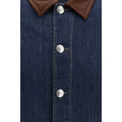 Brunello Cucinelli Blue Cotton Denim Jacket