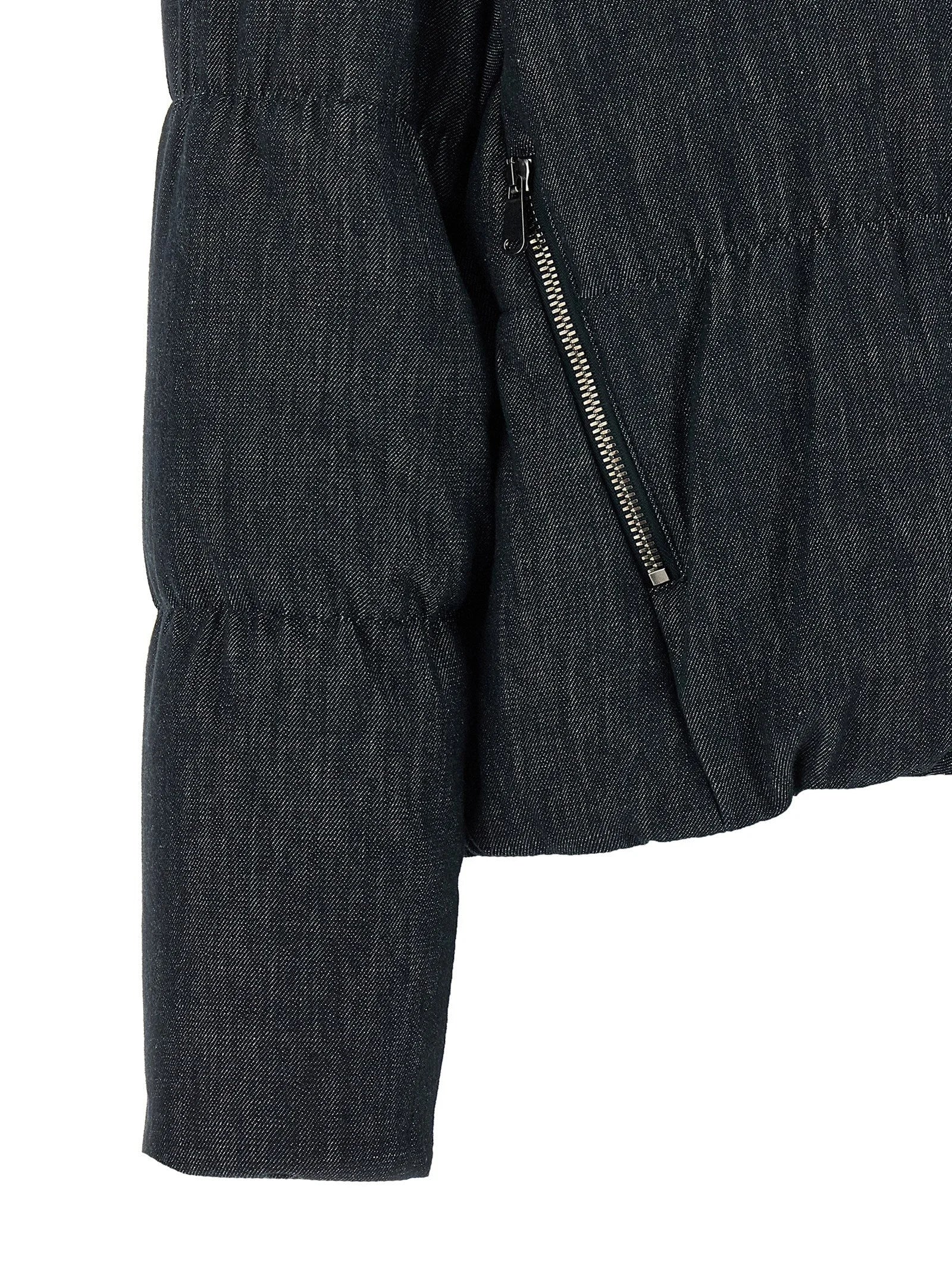 Brunello Cucinelli Blue Cotton Full-Length Jacket - IT42