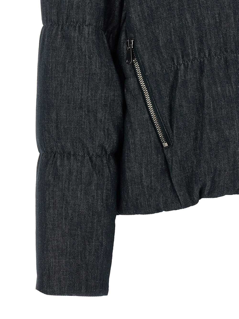 Brunello Cucinelli Blue Cotton Full-Length Jacket - IT42