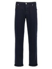 Brunello Cucinelli Blue Cotton Jeans Denim