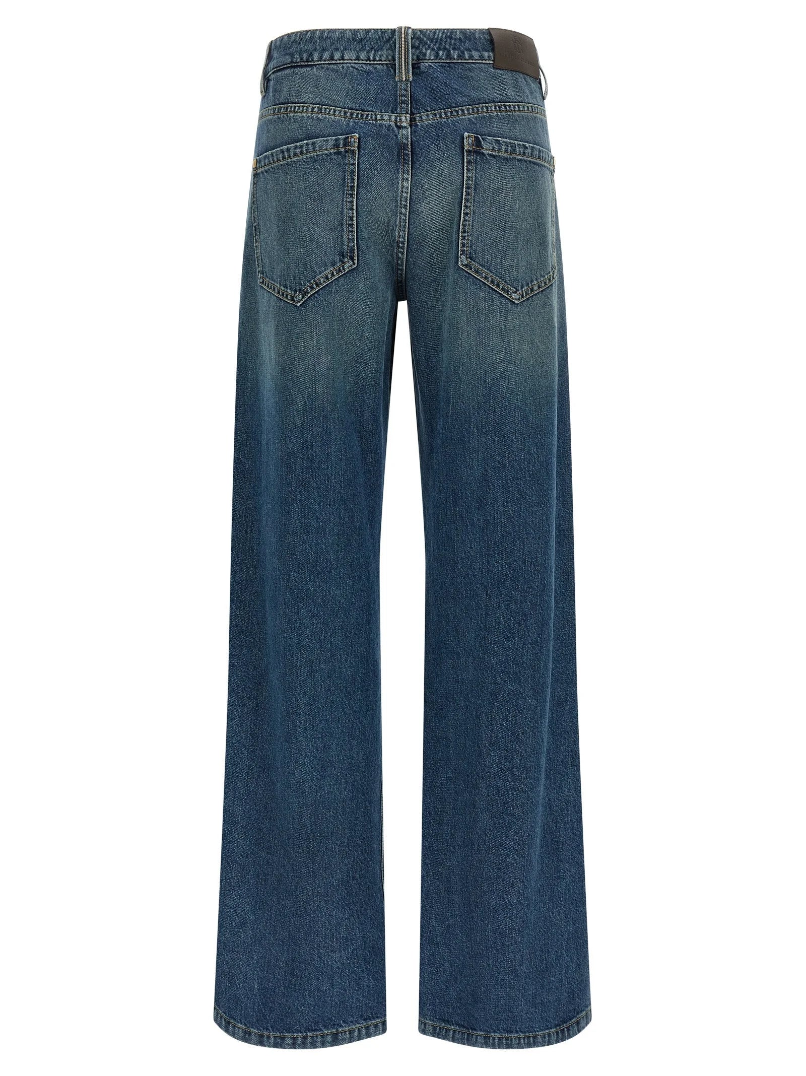 Brunello Cucinelli Blue Cotton Jeans Denim
