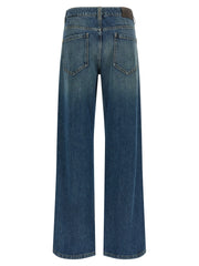 Brunello Cucinelli Blue Cotton Jeans Denim
