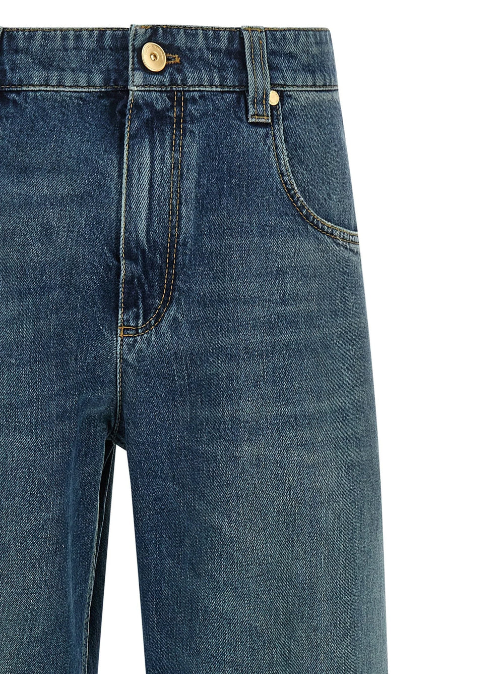 Brunello Cucinelli Blue Cotton Jeans Denim