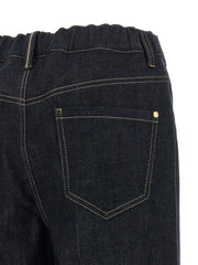 Brunello Cucinelli Blue Cotton Jeans Denim