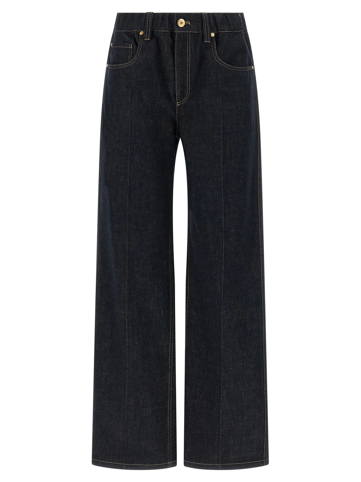 Brunello Cucinelli Blue Cotton Jeans Denim