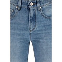 Brunello Cucinelli Blue Cotton Jeans Denim