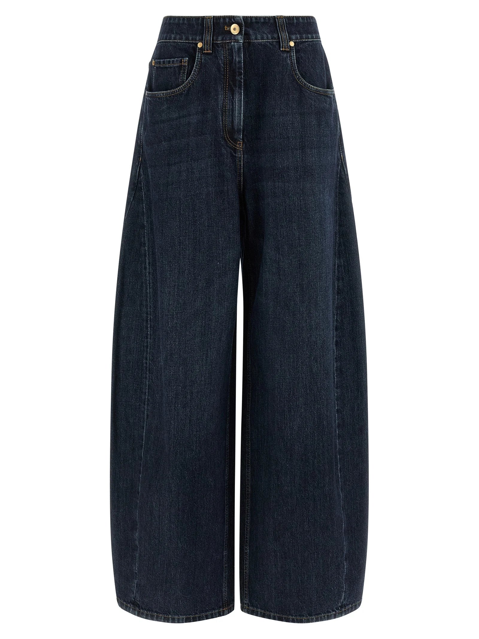 Brunello Cucinelli Blue Cotton Jeans Denim