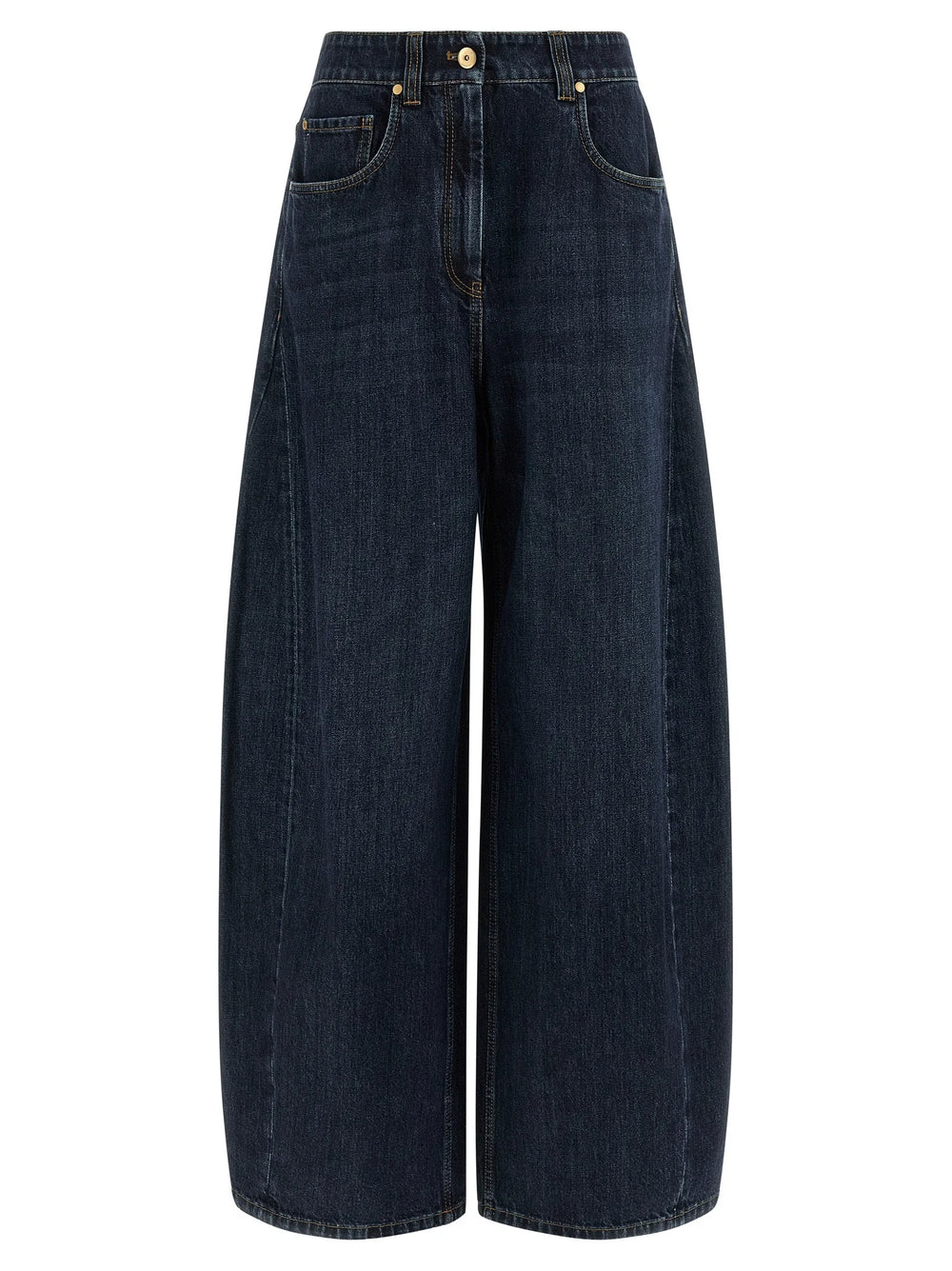 Brunello Cucinelli Blue Cotton Jeans Denim