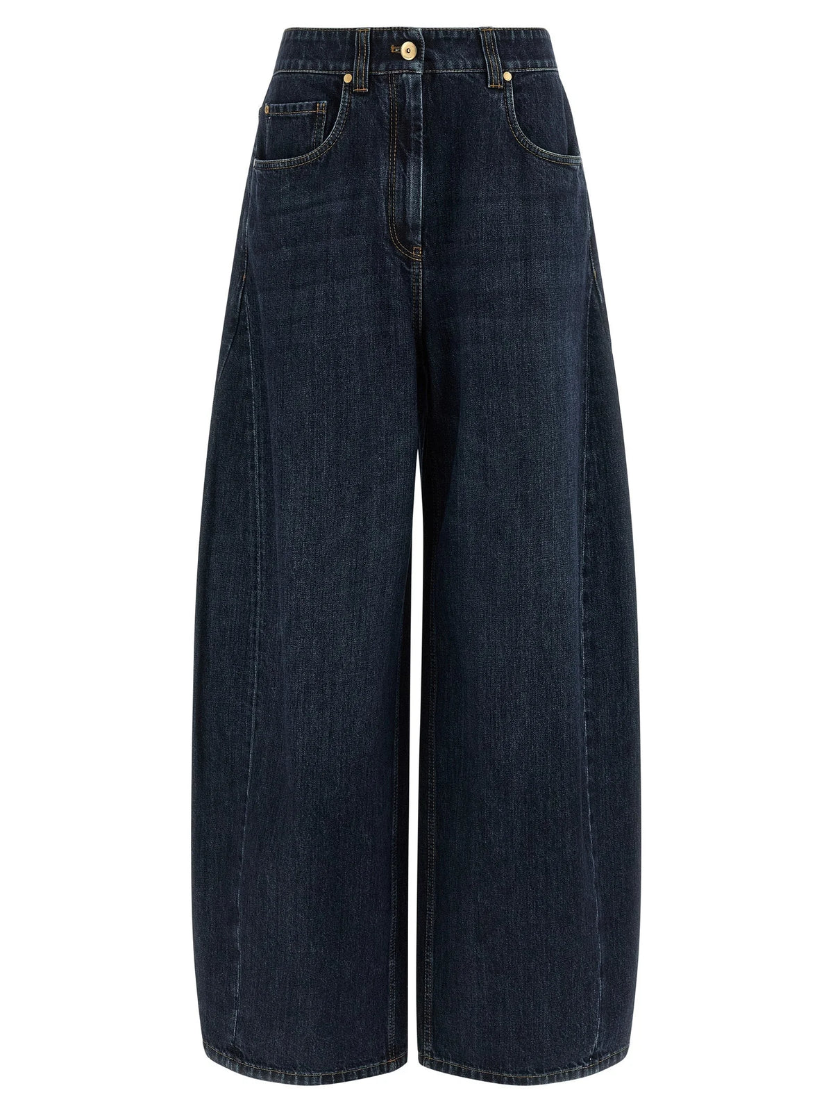 Brunello Cucinelli Blue Cotton Jeans Denim