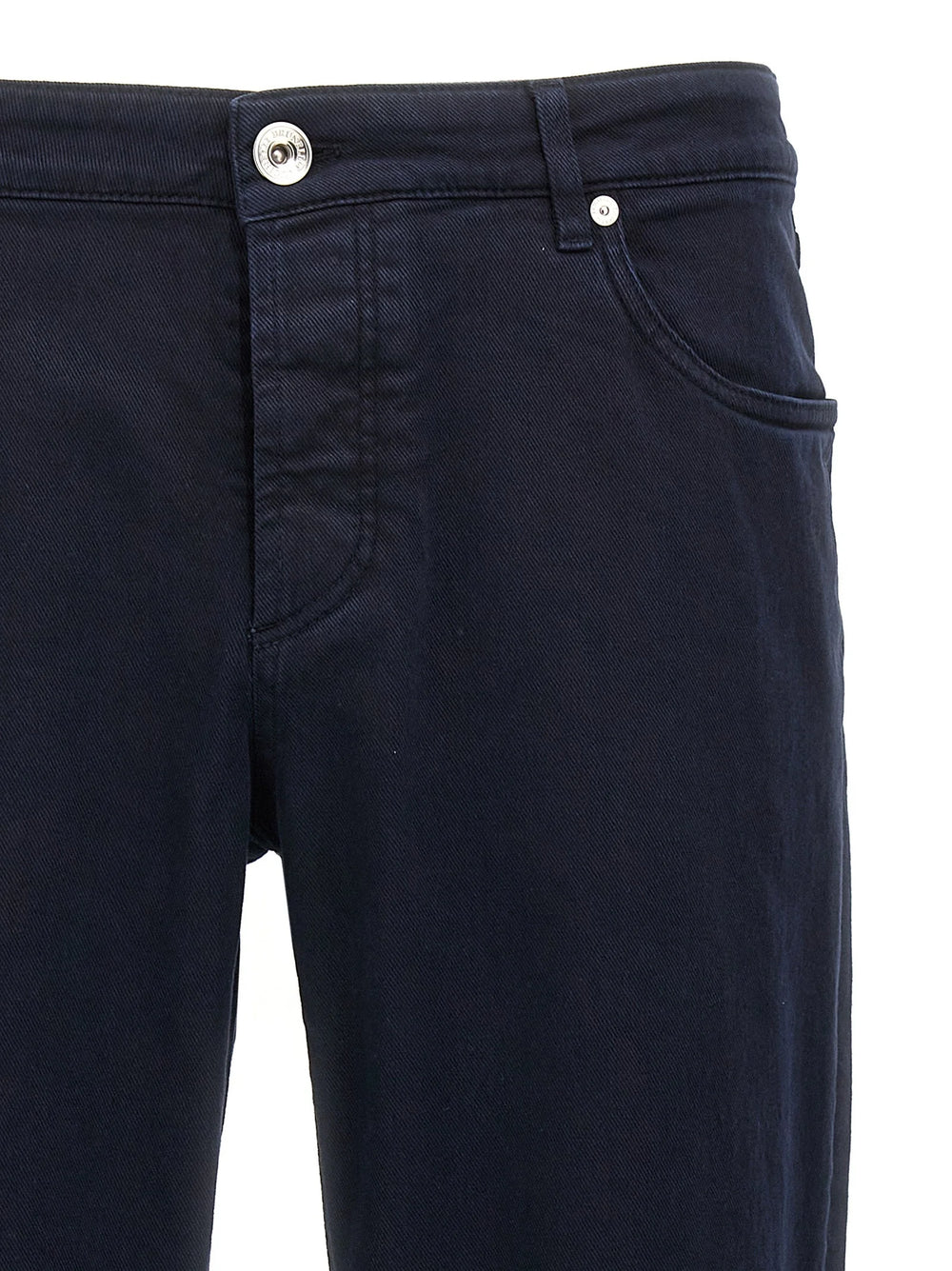 Brunello Cucinelli Blue Cotton Jeans Denim