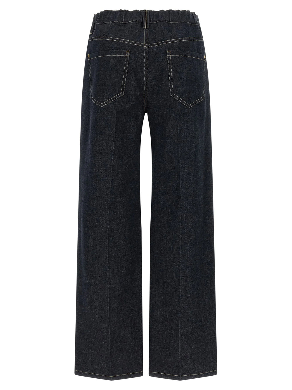 Brunello Cucinelli Blue Cotton Jeans Denim