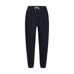 Brunello Cucinelli Blue Cotton Joggers (Workout Pants)